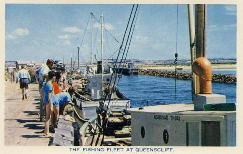 The fishing fleet at Queenscliff, 1964