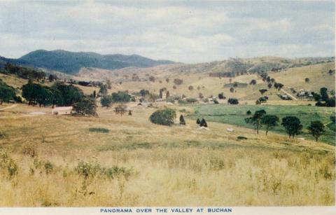 Panorama over the valley at Buchan