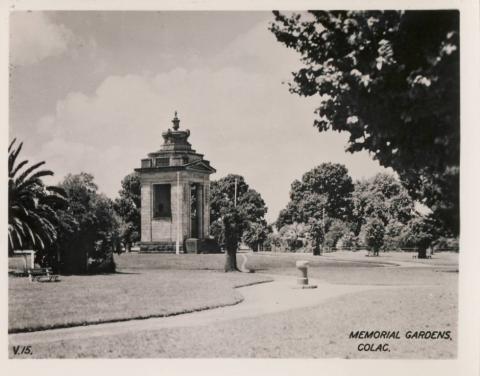 Memorial Gardens, Colac