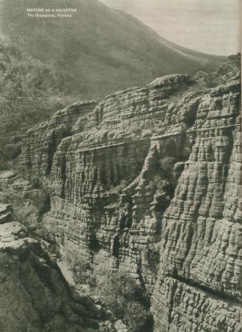 Nature as sculptor, The Grampians, 1954