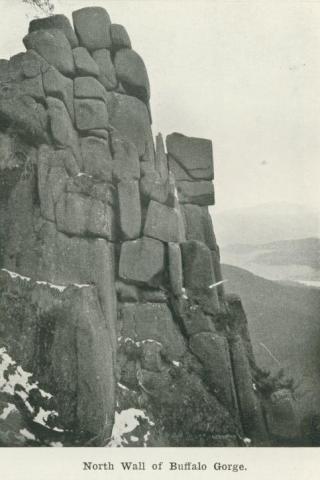 North wall of Buffalo Gorge, 1918