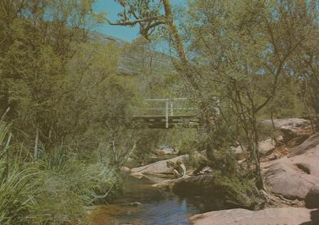 Bridge at the entrance to Wonderland, Grampians