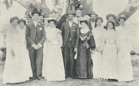 Double Wedding at Dingee, 1905