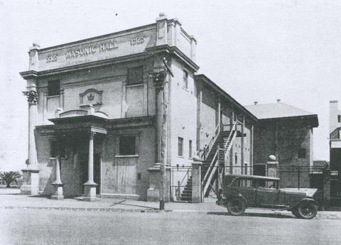 The Masonic Hall at Newport, 1934