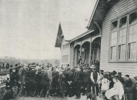 Warragul High School opening, 1912