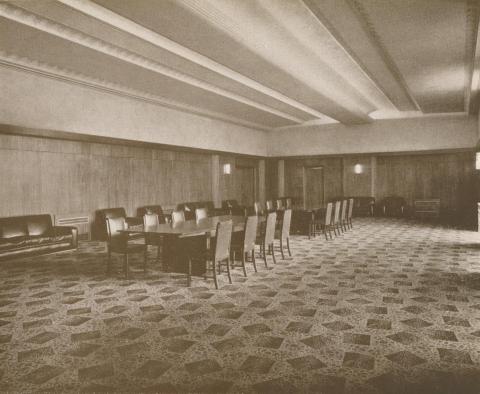 Town Hall, Reception Room, Ivanhoe, 1937