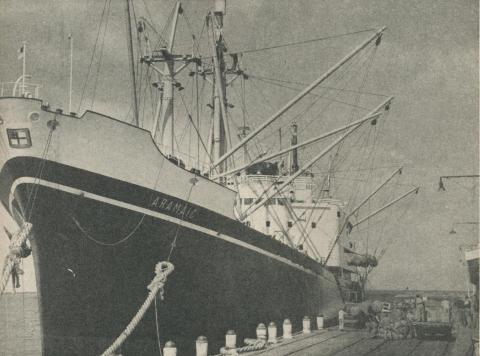 Shipping Berth at Ocean Pier, Portland, 1960