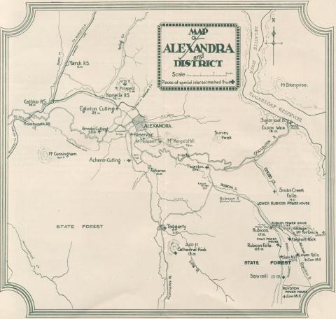 Map Alexandra and district