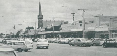Shopping Centre, Hare Street, Echuca, 1968
