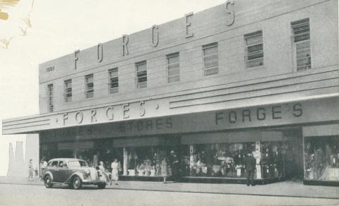 Forge's Store, Footscray, 1947