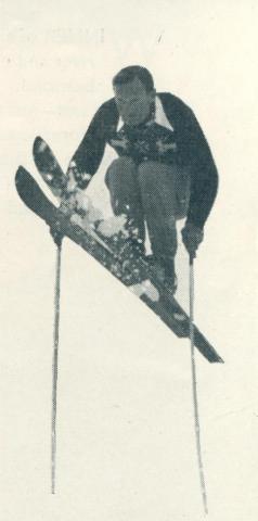 Skiing in the Alps, 1951