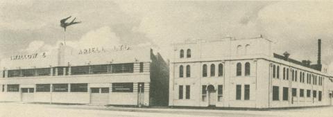 Swallow & Ariell Ltd, Port Melbourne, c1937