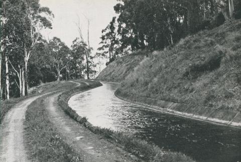 O'Shannassy Aqueduct, Wesburn, 1956