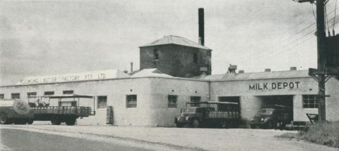 Butter factory, Poowong, 1955