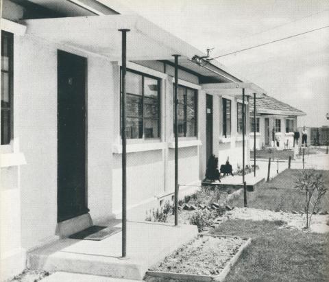 Pre-cast concrete homes, Fishermans Bend, 1942