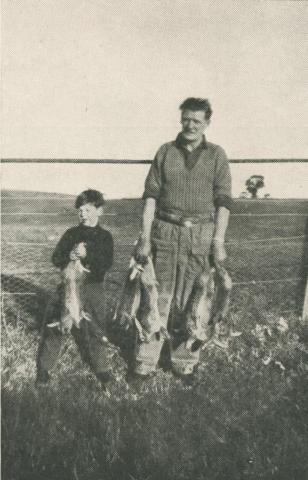 Hunting day at Bacchus Marsh, 1950