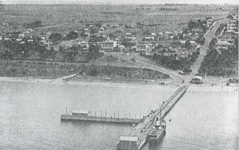 Aerial view of Portarlington, 1931