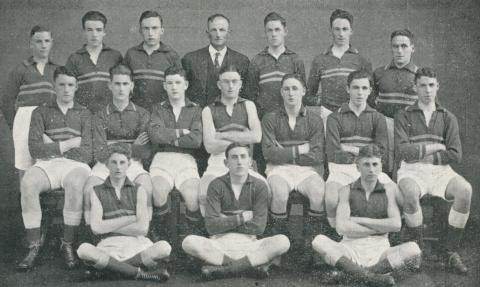 St Joseph's Boys College, Senior Football Team, North Melbourne, 1930