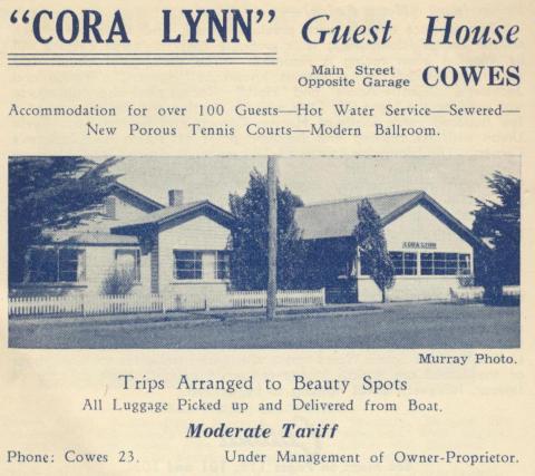 Cora Lynn Guest House, Cowes, 1949