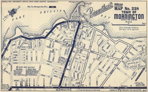 Map Mornington, 1949