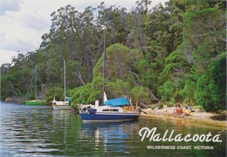 Sailing boats on waterways, Mallacoota