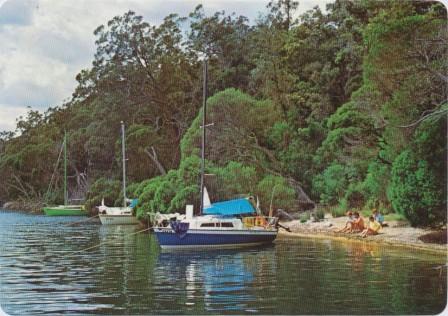 Sailing boats on waterways, Mallacoota