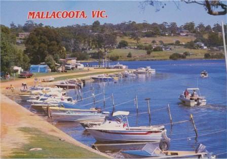 The foreshore camp park at Mallacoota Victoria's Wilderness Coast