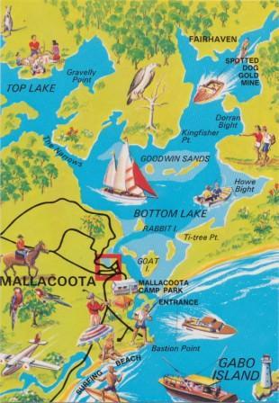 Map of Mallacoota