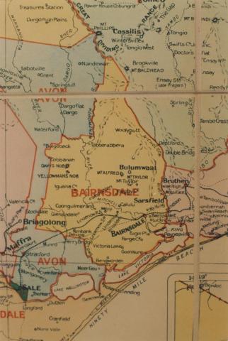 Bairnsdale shire map, 1924