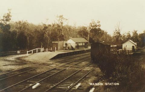Wandin Railway Station, 1911