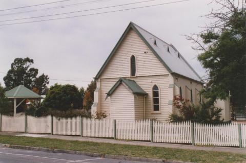 St Marys Church of England (1866) rear of primary school, Morwell, 2010