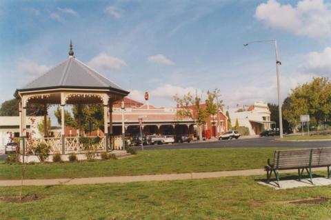 Bandstand and American Hotel, Creswick, 2010
