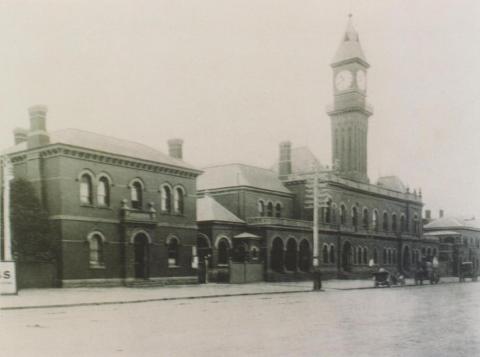 Town hall and police station, Richmond, 1912