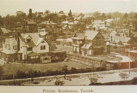 Private residences, Toorak, 1911
