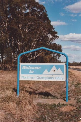 Welcome Sign, Northern Grampians, 2012