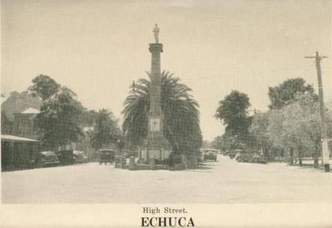 High Street, Echuca, 1955