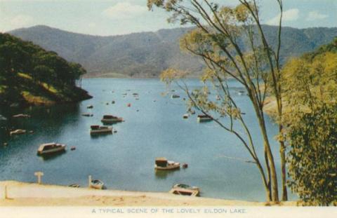 A typical scene of the lovely Eildon Lake