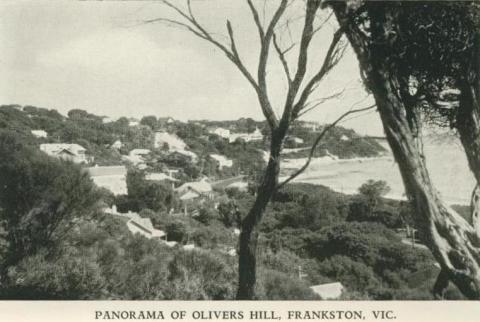 Panorama of Olivers Hill, Frankston