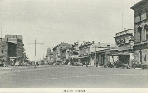 Malop Street, Geelong, 1948