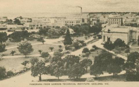 Panorama from Gordon Technical Institute, Geelong
