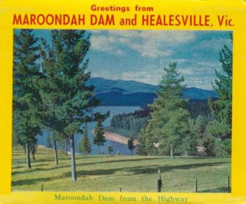 Maroondah Dam from the Highway, Healesville