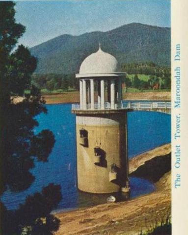 The outlet tower, Maroondah Dam, Healesville