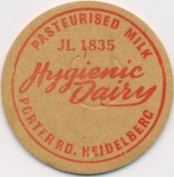 Hygienic Dairy, Porter Road, Heidelberg