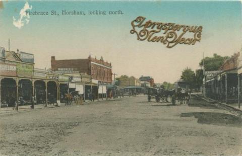 Firebrace Street, Horsham, looking north, 1912