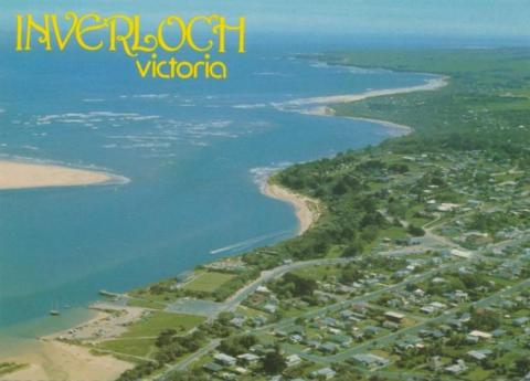 Inverloch township looking across entrance of Anderson's Inlet, 1981