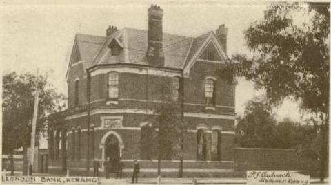 London Bank, Kerang, 1922