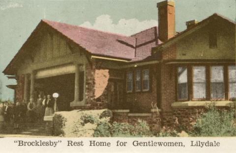 Brocklesby Rest Home for Gentlewomen, Lilydale, 1964