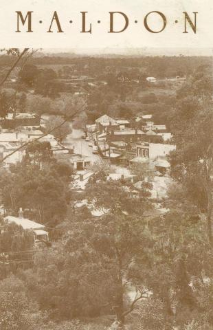 Township from Anzac Hill, Maldon