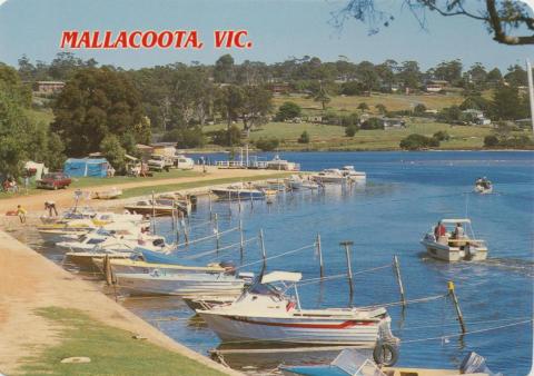 The Foreshore Camp Park at Mallacoota, 1989