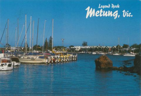 View showing Legend Rock, Metung, 2001